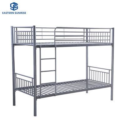 School Dormitory Storage Double Layers Twin Bed Metal Steel Bunk Beds