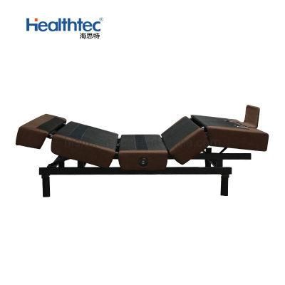 Adjustable Bed Base with Dual USB Charging Ports, Full, Charcoal