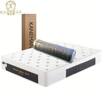 30cm/12inch Cheap Price Vacuum Compress Pocket Coil Spring Mattress Rolled in a Box