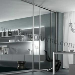 High Quality Glass Partition Sliding Door with Aluminum Profile