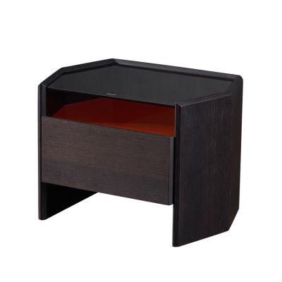 S-Ctg020A Italian Design Wooden Night Stand, Best Selling Modern Bedroom Set in Home and Hotel Bedroom