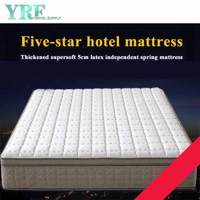 Full Luxurious Bedroom Bed Mattress Fiber Innerspring Hybrid Firm