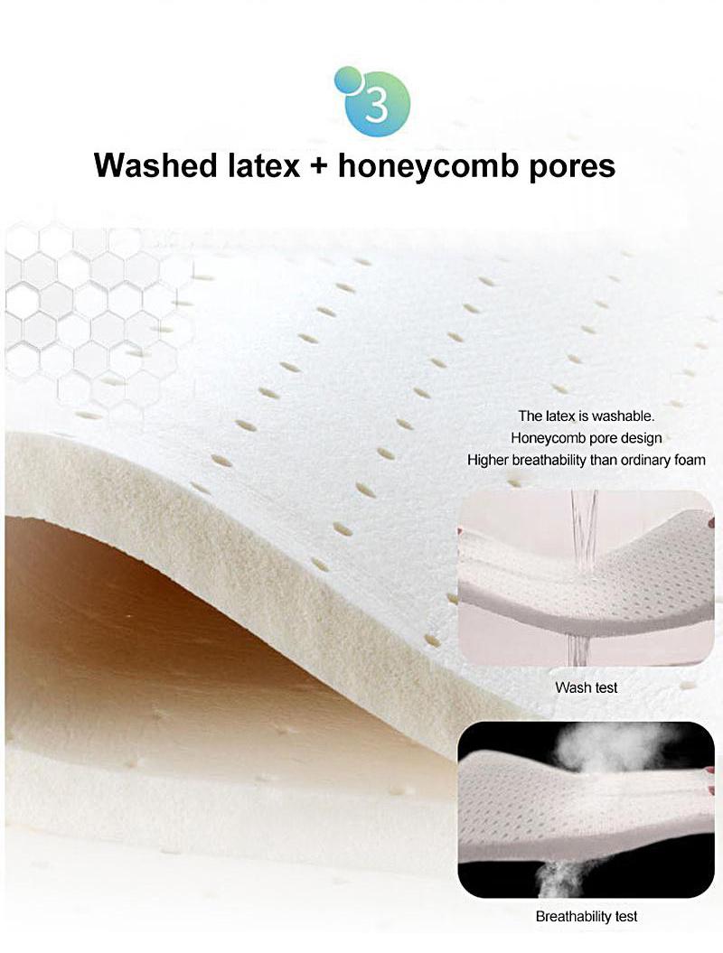 Home Latex Mattress Folding Removable Cover 10cm Bund Bed