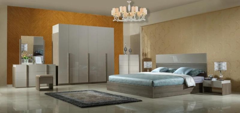 Simple Design Melamine Bedroom Furniture with Cheap Price Made in China