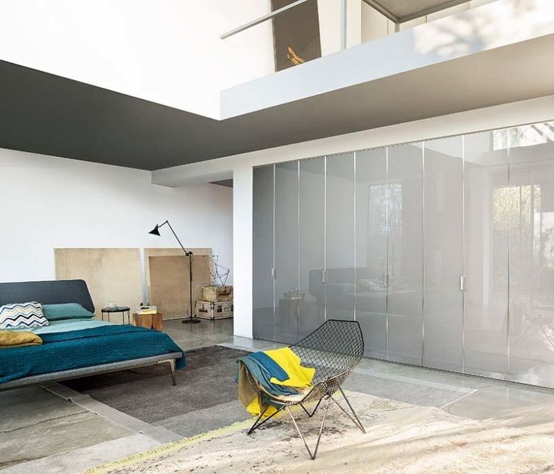 Wholesale Bedroom Wardrobe Sliding Door Design High Gloss Laminate Wardrobe