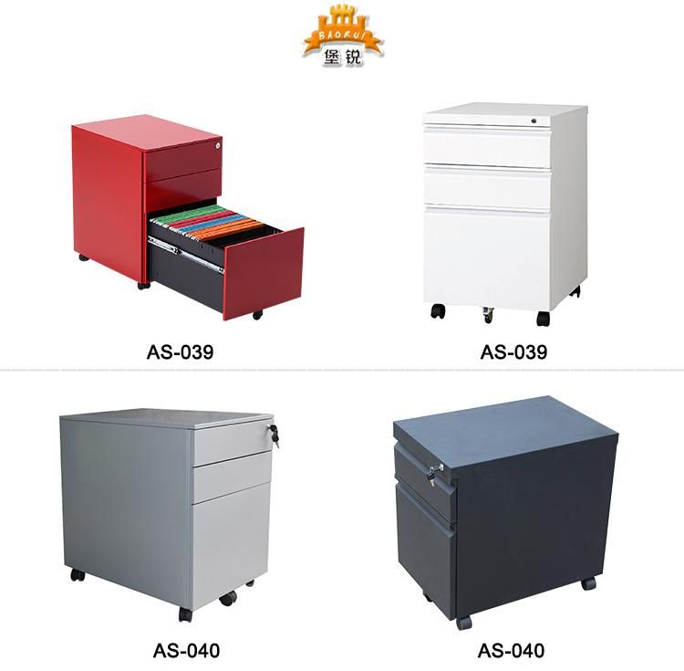 Jas-109 Best Selling Metal Steel Hospital Bedside Cabinet with Castors