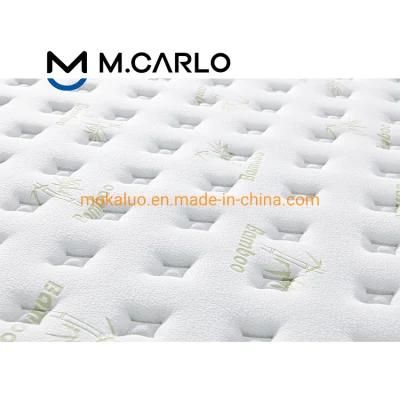 Hotel-Furniture-Bed-Mattress Twin-Double-Single-Queen-King-Calking Size Knitted Fabric-Natural Latex Spring Mattress