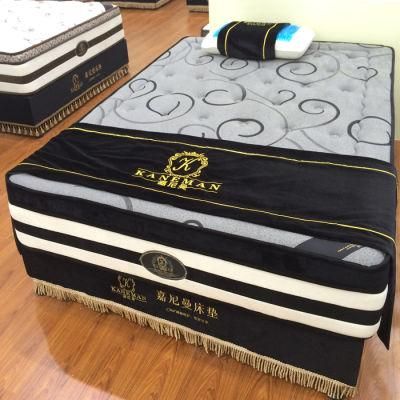 Foam Encased Visco Gel Cool Pocket Spring Mattress Vacuum Roll Compress in Carton Box