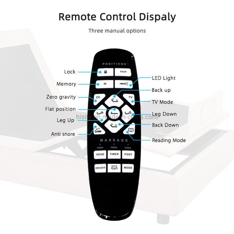 Foldable Style Adjustable Bed Come with The Mattress