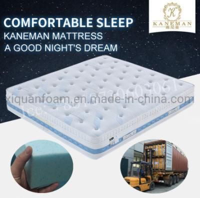 Medium Firm Mattress Pocket Spring Mattress in Flat Memory Foam Mattress
