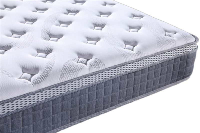 Hot Sale Elegant King Size Gel Memory Foam Euro Spring Mattress