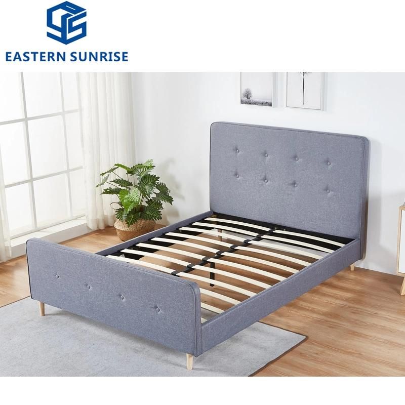 Leather Double Bed of High Quality Material
