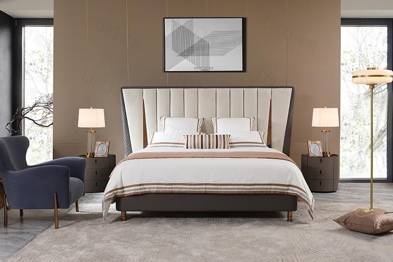 Civil Housing Project Luxury Queen Bed World Cup Hotel up-Holstered Beds Project Tender Modern Furniture
