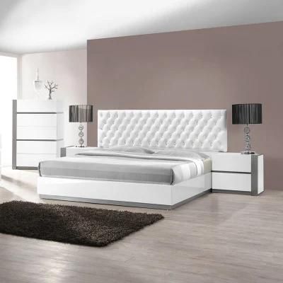 Factory Direct Home Furniture Bedroom Set King Bed Night Stand Wardrobe Dressing Table