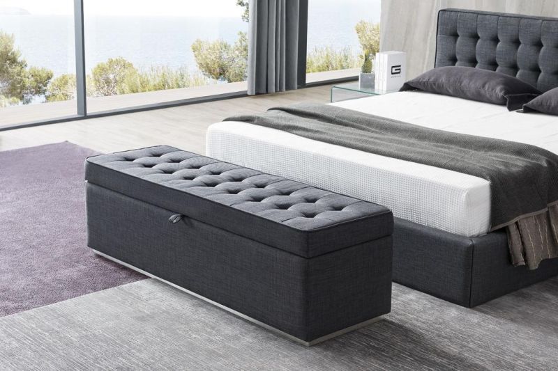 Commercial Furniture Modern Furniture Storage Bench Ottoman with Buttons GB33