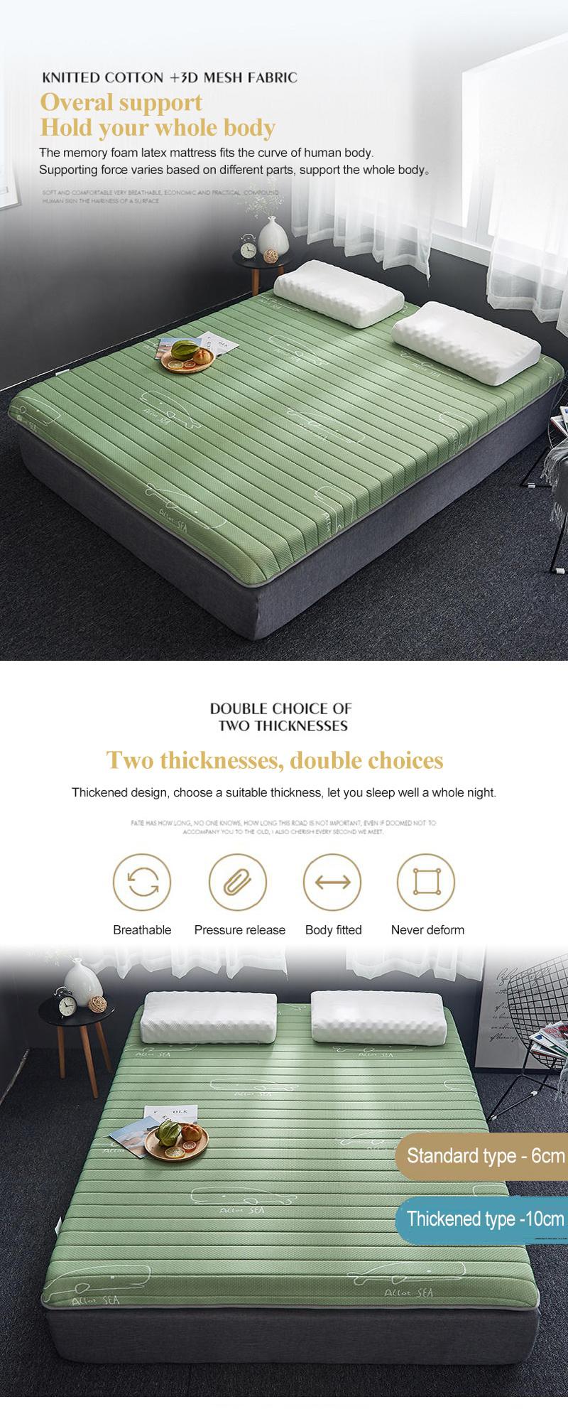 Worker Bed Mattress Portable Multi-Purpose Comfortable Foam Twin