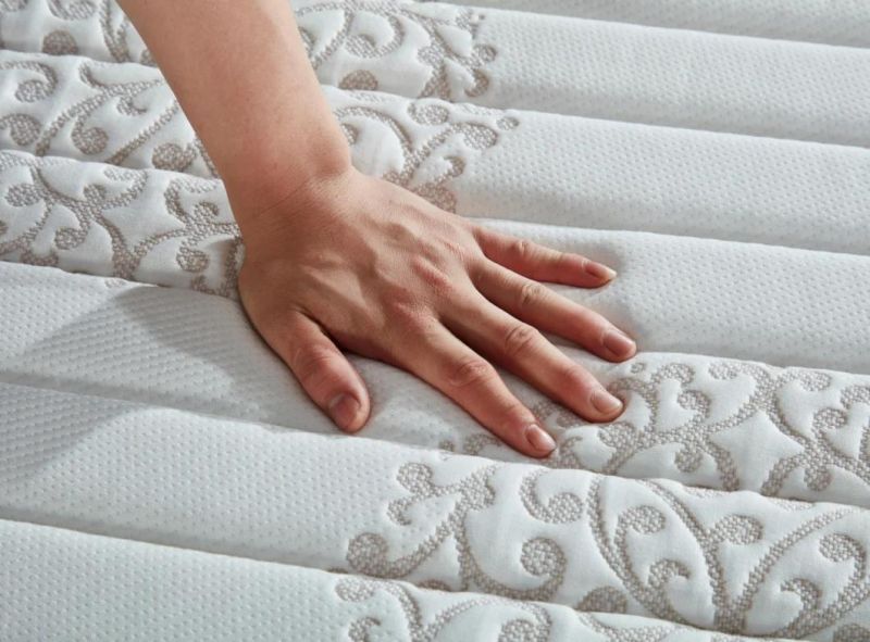 Wholesale Euro Top Queen King Size Compressed Pillow Top Latex Foam Spring Mattress