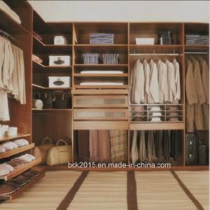 Melamine Chipbobard/MDF Wardorbes Bedroom Wardrobe Furniture (Wr-08)