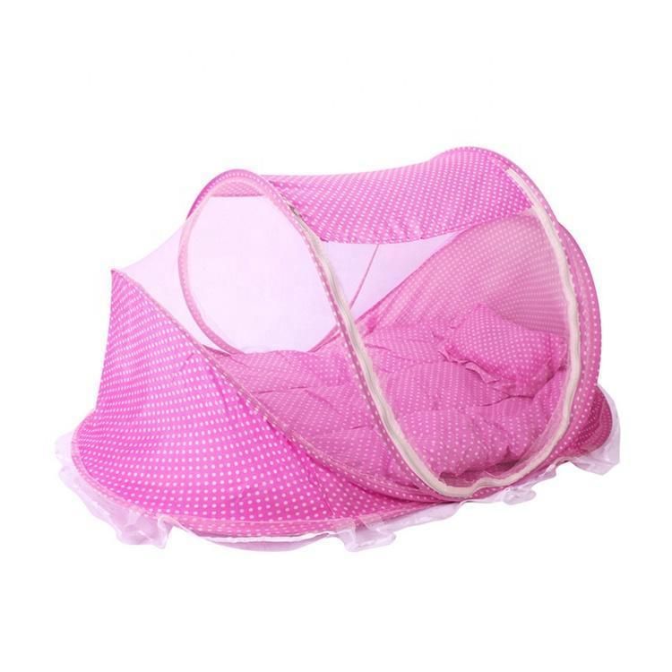 0-3 Year Old Baby Folding Mosquito Nets with Sleeping Mats Pillow Mosquito Bed Three Sets of Music Children Mosquito Nets