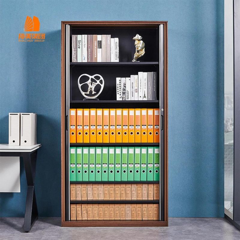 Steel Wardrobe, Storage Cabinet with Adjustable Interlayer. Large-Capacity Modern Cabinet.