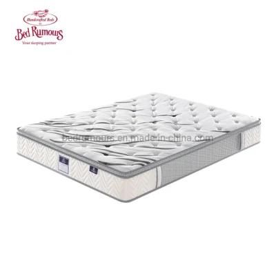 11&quot; Wholesae Gel Memory Foam Europe Top 5 Zone Pocket Spring Bed Mattress