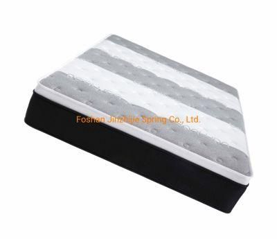 Bedroom/Furniture Vacuum Compressed Packing Latex Foam 5-Zoned-Pocket-Coil-Spring Mattress