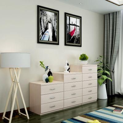 Bedroom Furniture Melamine Wooden Wardrobe Chest of Drawer