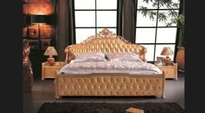2013 Hot Sale Genuine Leather Prince Bed 901