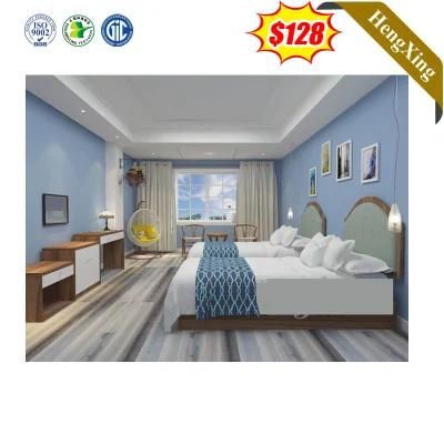Simple Design Modern 3 to 5 Star Double King Bed Hotel Home Furniture Bedroom Set