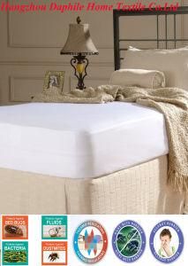 Knitted Polyester Coating TPU Waterproof Mattress Protector/Mattress Cover/Mattress Topper for Hotel/Hospital/Home
