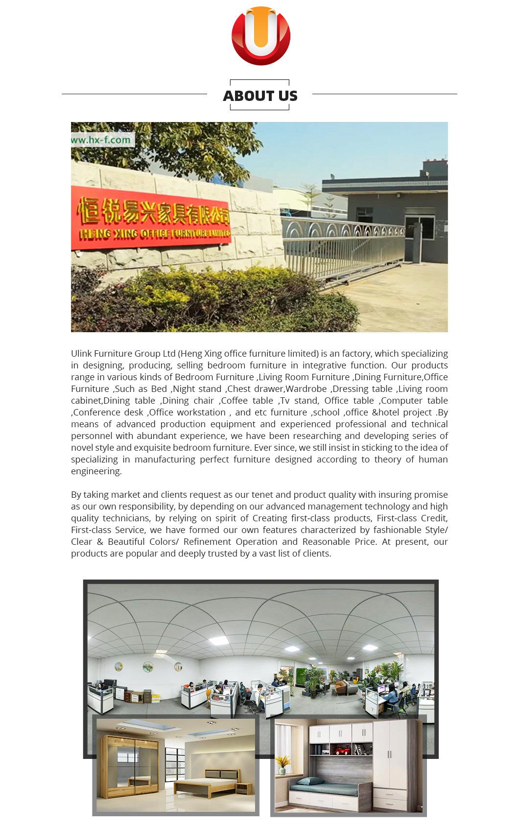 China Factory Home Furniture King Bed Single Room Bed