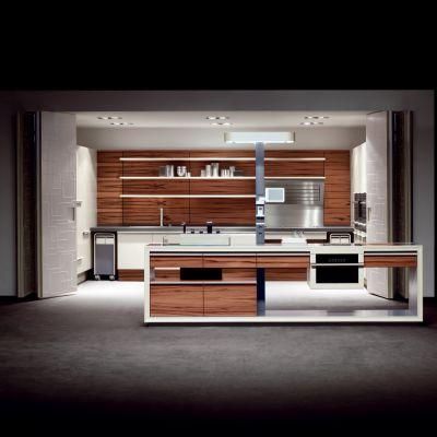 Minimalist Modular Modern MDF Furniture Wooden Lacquer Kitchen Cabinets