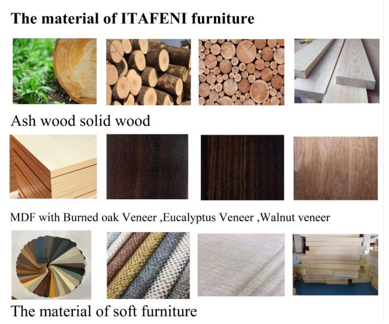Fq58 Dressing Table /Eucalyptus Veneer / Steel Base Coating /Italian Sample Modern Furniture in Home and Hotel
