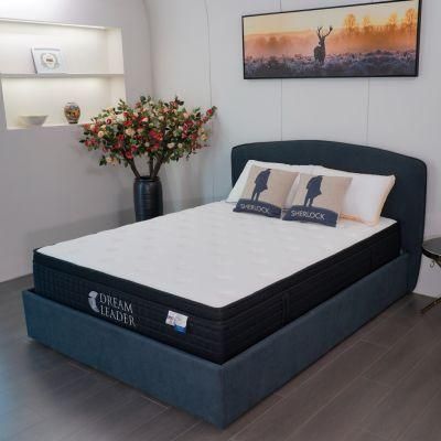 Soft Medium Dreamleader/OEM Compress and Roll in Carton Box Removeable Cover Mattress Memory Foam