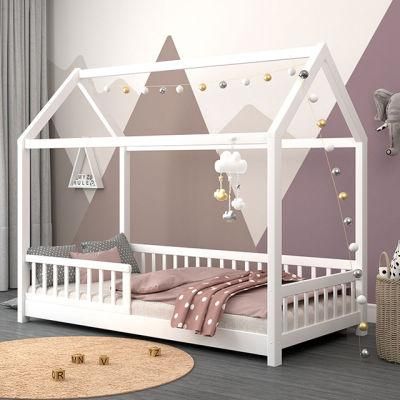Fashion Design Living Room Bedroom Solid Wood Drawers Children Floor Single Bed