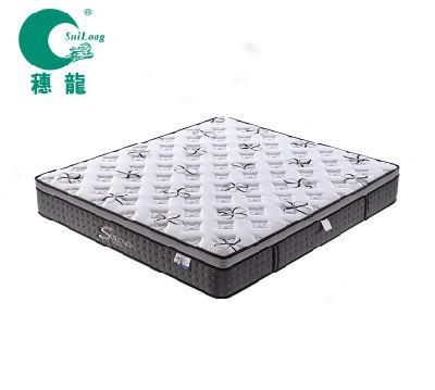 Hot Style Mattress Wool Latex Double Pocket Spring Mattress (SL2009)