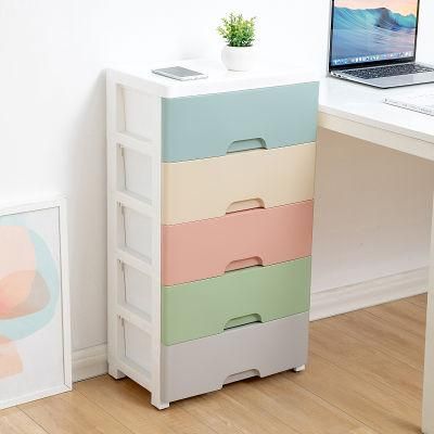 4605L High Quality Home Durable Hollow out Multilayer Plastic Drawer Storage Cabinet