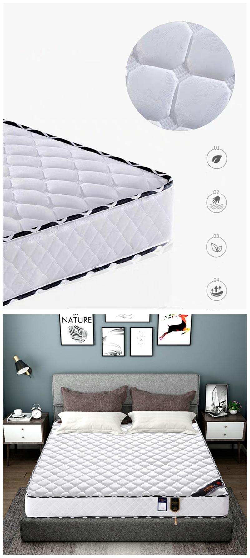 Modern Bedroom Furniture Set Memory Foam Pocket-Spring Bed Mattress