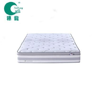 Hot Selling Tight Top Pocket Spring King Size Wall Bed Rolling up Mattress (SL2101)