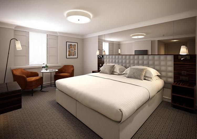 15% off Wholesale Modern Custom Size Solid Wooden 5 Star Hotel Bedroom Furniture
