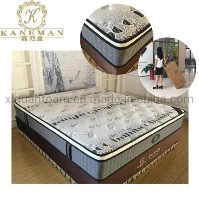 Bamboo Mattress King Size Bed Pocket Spring Mattress Wholesale