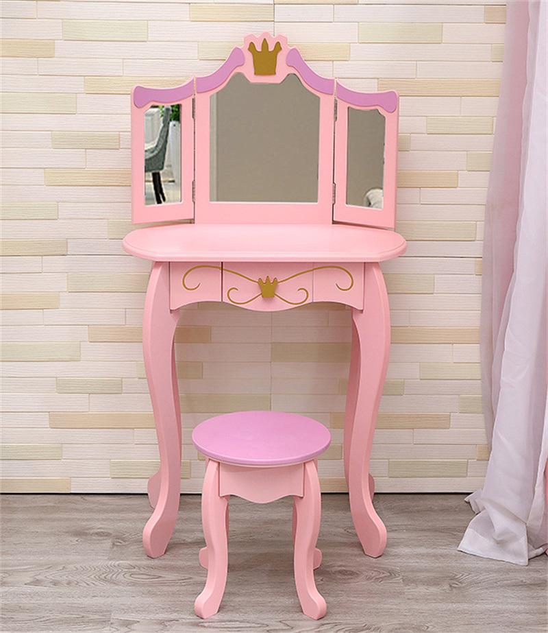 Factory Wholesale Modern Simple Children Dressing Table