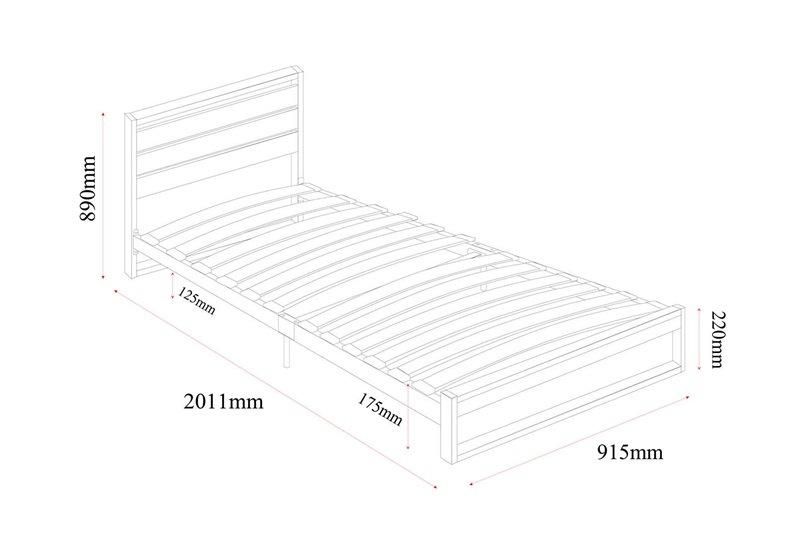 Wooden Iron Bed Wholesale Modern Bed Furniture