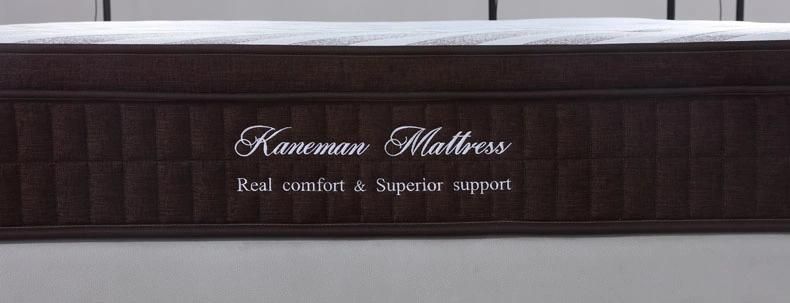 OEM ODM Customized Colchones 30cm Vacuum Roll up King Size Pocket Spring Mattress Box