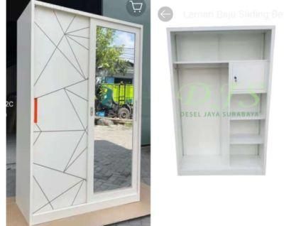Sliding Mirror Door Closet Storage Wardrobe Design Bedroom Furniture