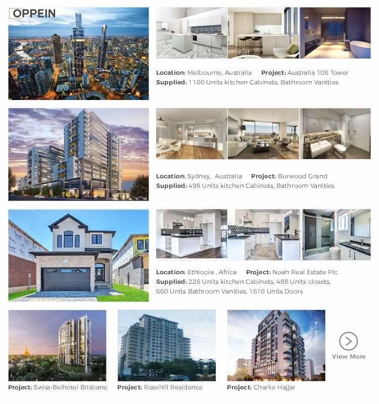 Oppein Interior Bed Bedroom Commercial Composite Solid Room Doors