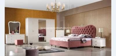 Factory Wholesale Modern Royal Bedroom Set Home Use High Gloss Painting Bedroom Furniture