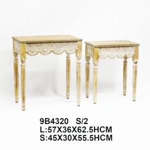 Multifunctional Furntiure Bed Side Table Wooden with Drawers for Wholesales Wood Side Table Stool