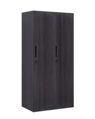 Steel 2 Door Locker Cabinet Office Home Use Metal Wardrobe