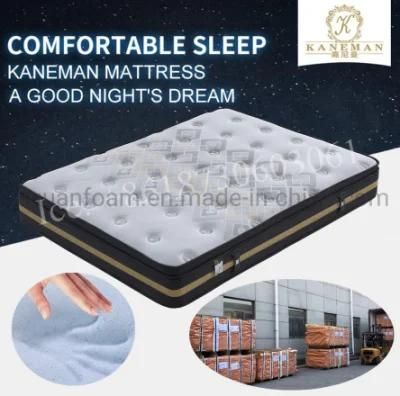 Factory Mattress Compress Pocket Spring Mattress Luxury Memory Foam Mattress